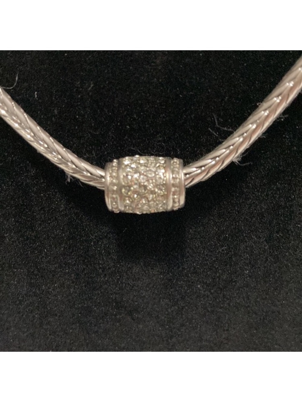 Silver Choker Style Necklace